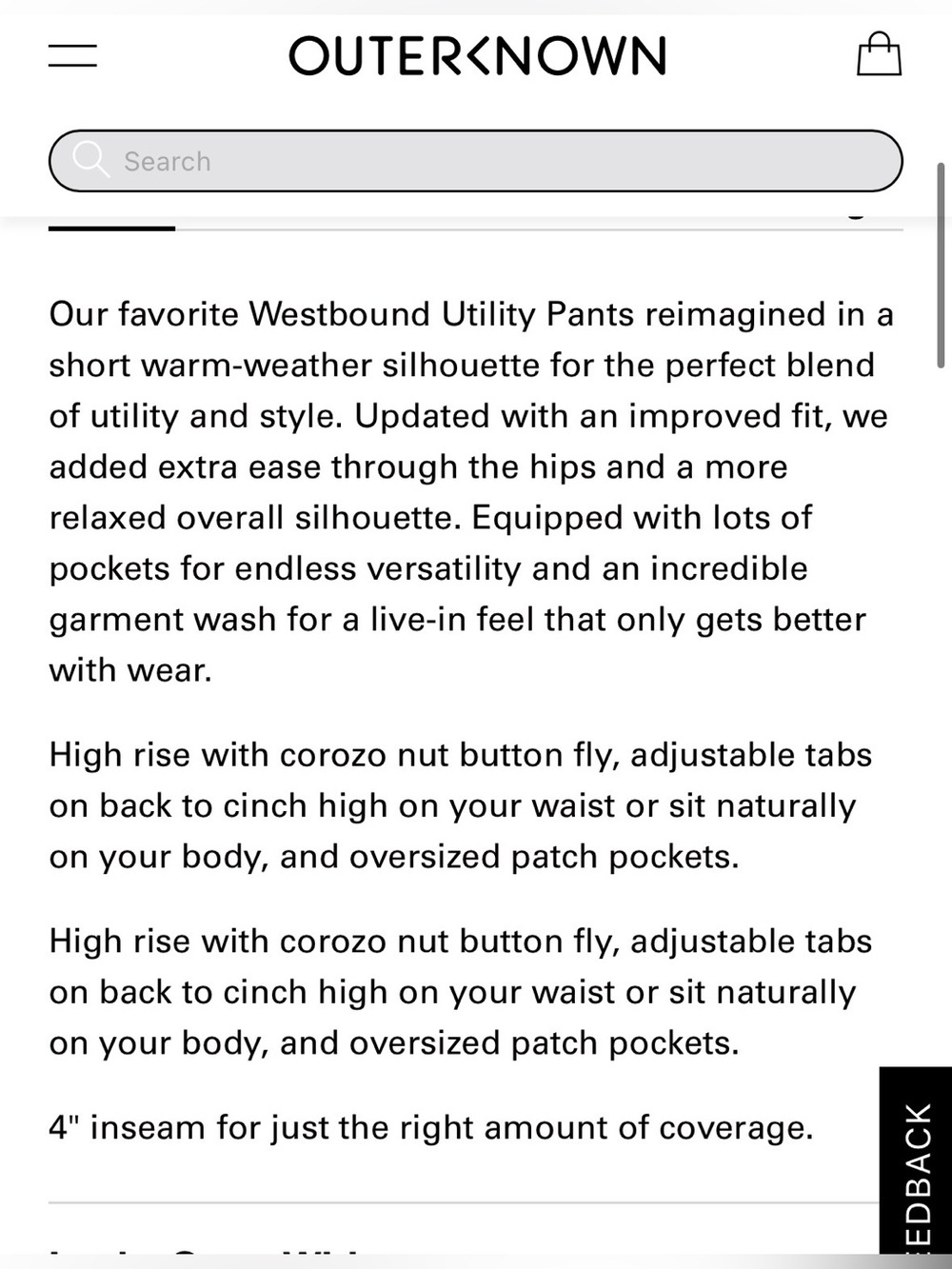 Outerknown Westbound Utility Shorts - Picture 11 of 11